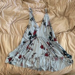 Blue floral tank from UO